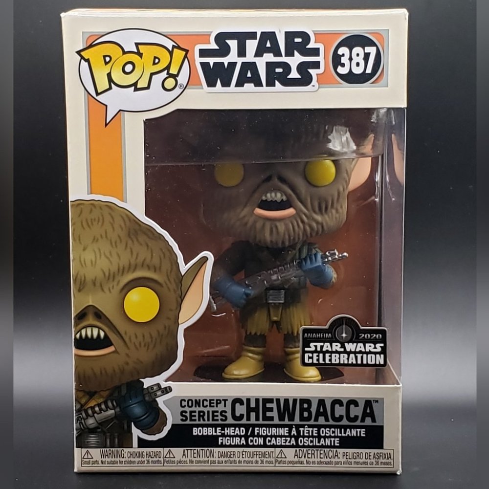 Funko Pop Chewbacca 387 concept series- LIMITED EDITION